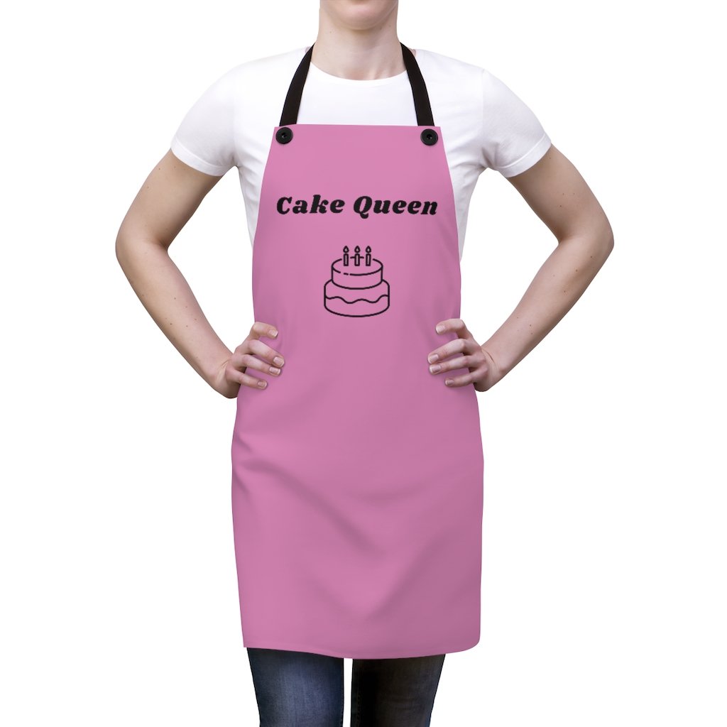 Cake Queen Apron – Pink – Apron Cafe