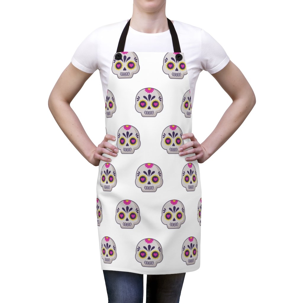 Day of the Dead Sugar Skulls Apron – Apron Cafe